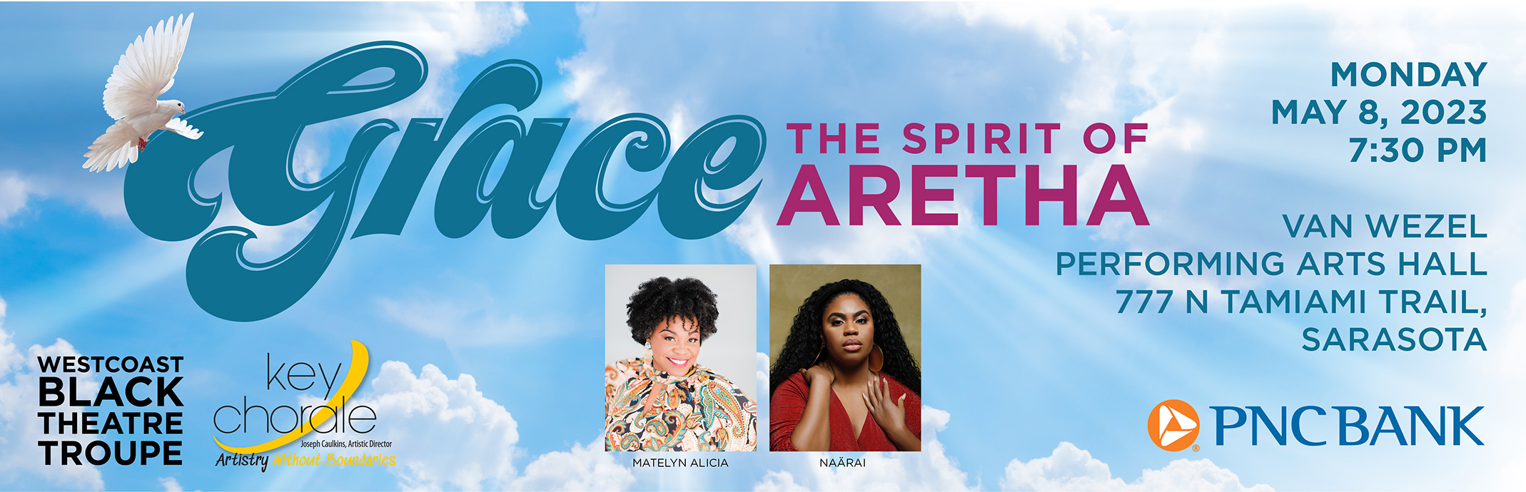Grace: The Spirit of Aretha; Monday, May 8, 2023