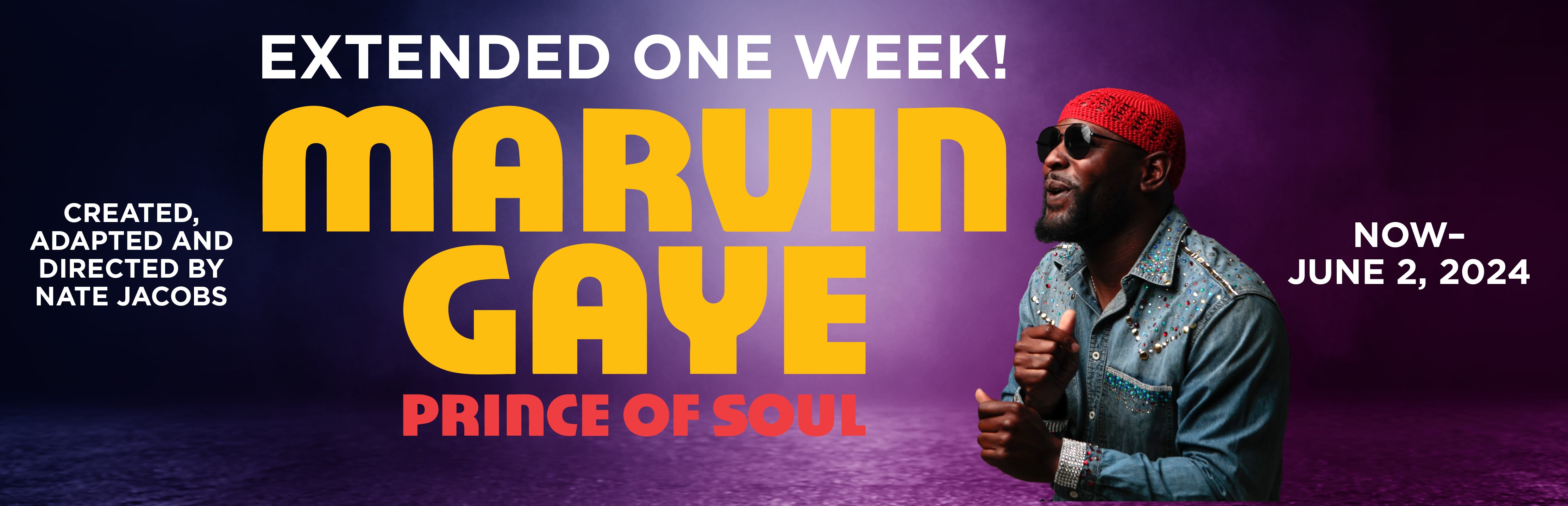 Marvin Gaye Prince of Soul: APRIL 17 - MAY 26, 2024