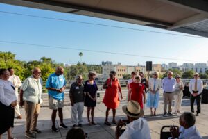 Group of WBTT Board Members at Rooftop event